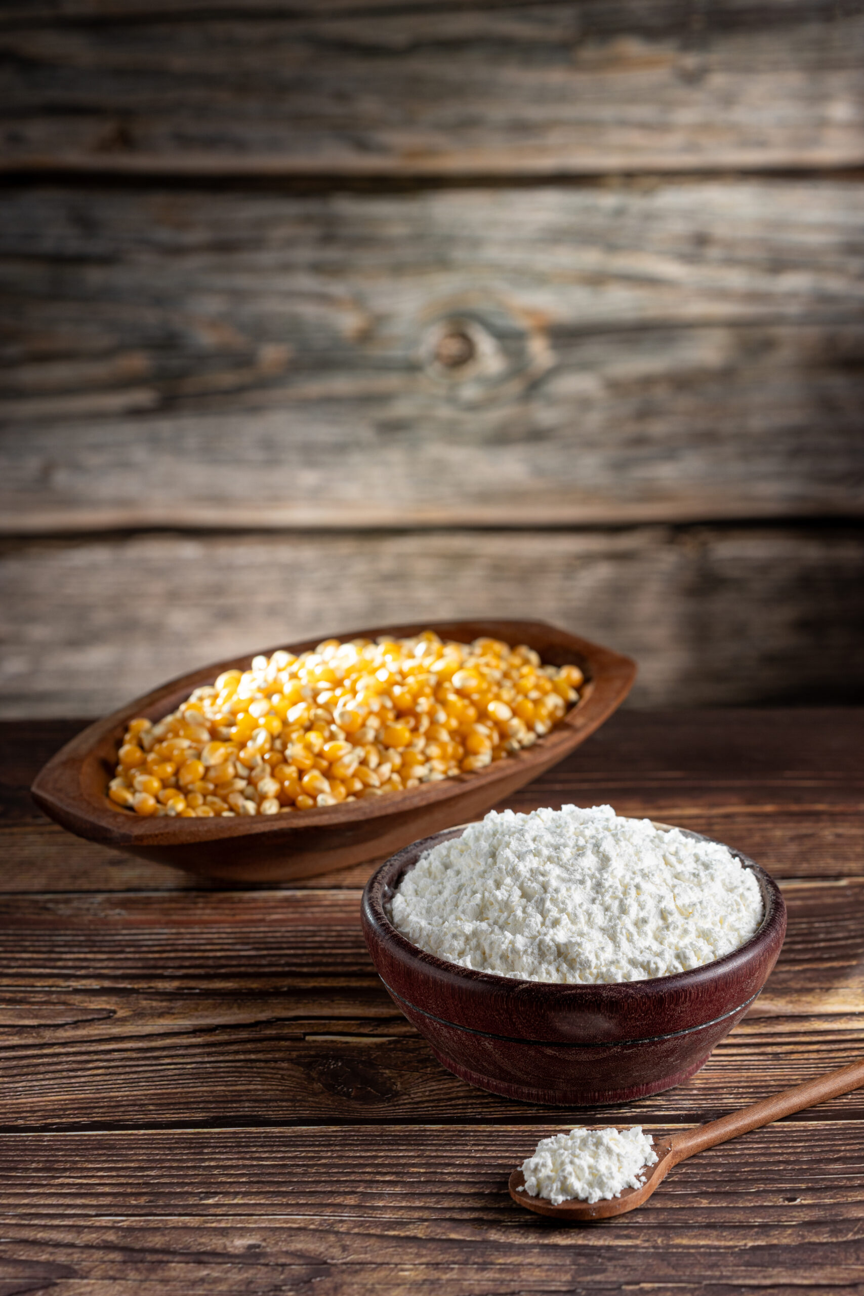 Finely milled yellow and white corn flour for cooking, snacks and bakery