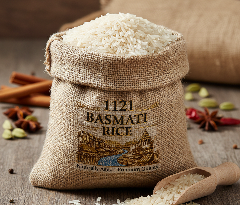 1121 Basmati Rice — long grain aromatic