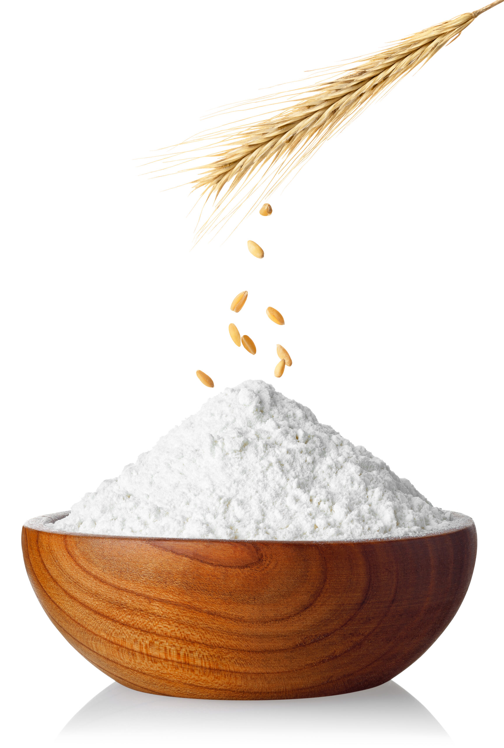 Gluten-free rice flour made from polished white or brown rice, fine or coarse